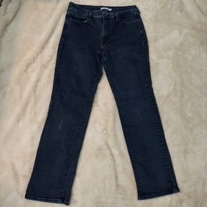 Levi's 505 Straight Size 31 Women's Jeans Dark Wash